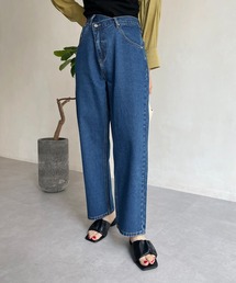 CAPRICIEUX LE'MAGE | アシメベルトデニム(デニムパンツ)