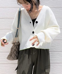Q | ショートニットカーデ(カーディガン/ボレロ)