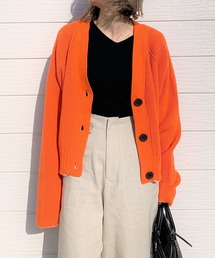 Q | ショートニットカーデ(カーディガン/ボレロ)