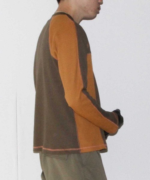 O(オー)の「PAM WHAT LEAF? HIGH NECK TOP(Tシャツ/カットソー・メンズ・カーキ・LARGE)」の2枚目の写真