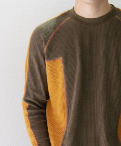 O(オー)の「PAM WHAT LEAF? HIGH NECK TOP(Tシャツ/カットソー・メンズ・カーキ・LARGE)」の4枚目の写真