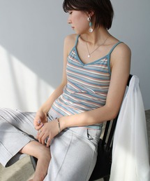 GeeRA | 2022 SS カップ付テレコリブキャミソール(キャミソール)