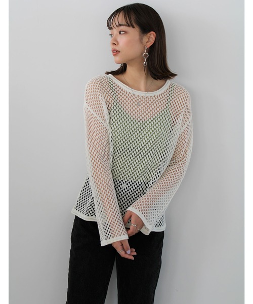 GeeRA（ジーラ）の「カップ付テレコリブキャミソール（キャミソール・レディース・ブラック/サックスブルー/オレンジ/ライトグリーン/ピンクベージュ・MEDIUM）」の11枚目の写真