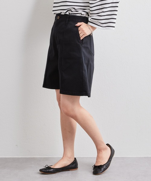 CIAOPANIC TYPY（チャオパニックティピー）の「チノショーツ（その他パンツ・レディース・ホワイト/ブラック・ONE SIZE）」の15枚目の写真