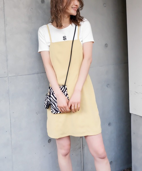 SPIRALGIRL(スパイラルガール)の「ワンポイントアイコンロゴちびTシャツ(Tシャツ/カットソー・レディース・ブラック/パープル/オフホワイト/イエロー・FREE)」の6枚目の写真