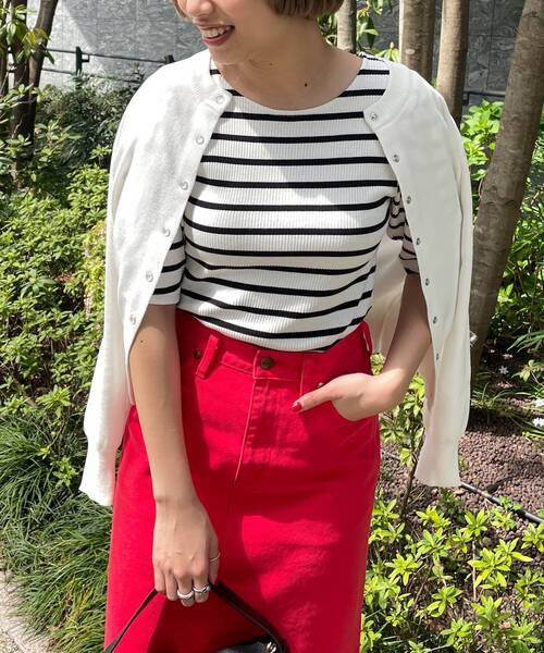 OPAQUE.CLIP(オペークドットクリップ)の「◆【C】多ボタンデザインカーディガン(カーディガン/ボレロ・レディース・ブラック/ブルー/ホワイト系/オレンジ系・40/38/36/34)」の18枚目の写真