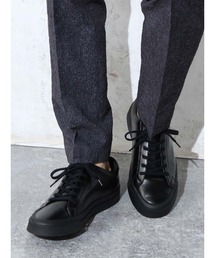 Perfect Suit FActory | プチプラ　シューレース　スニーカー　ブラック(スニーカー)