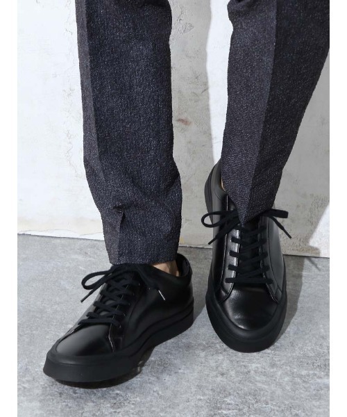 Perfect Suit FActory(パーフェクトスーツファクトリー)の「プチプラ シューレース スニーカー ブラック(スニーカー・メンズ・ブラック・27cm/26.5cm/26cm/25.5cm/25cm)」の7枚目の写真