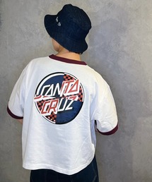 【ZOZOタウン限定アイテム】SANTACRUZ/サンタクルーズ × 光永(ひなた)監修アイテム ルーズシルエット リンガーTシャツ/バックプリントTシャツ 502221449