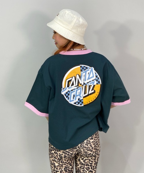 ムラサキスポーツ by 光永(ムラサキスポーツバイヒナタ)の「【ZOZOタウン限定アイテム】SANTACRUZ/サンタクルーズ × 光永(ひなた)監修アイテム ルーズシルエット リンガーTシャツ/バックプリントTシャツ 502221449(Tシャツ/カットソー・レディース・ホワイト/ライトブルー/ブラック/グリーン・M/L)」の19枚目の写真