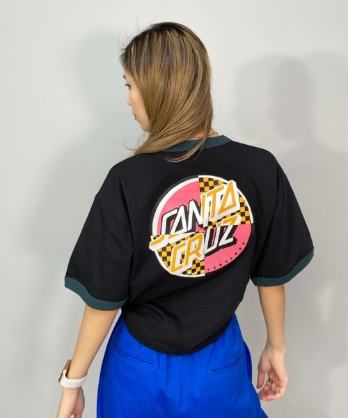 ムラサキスポーツ by 光永(ムラサキスポーツバイヒナタ)の「【ZOZOタウン限定アイテム】SANTACRUZ/サンタクルーズ × 光永(ひなた)監修アイテム ルーズシルエット リンガーTシャツ/バックプリントTシャツ 502221449(Tシャツ/カットソー・レディース・ホワイト/ライトブルー/ブラック/グリーン・M/L)」の22枚目の写真