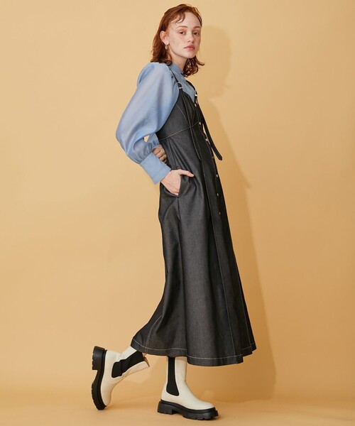 INella（イネラ）の「【INella/イネラ】ベルテッドジャンパースカート  