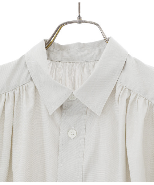 BALLAST ARK（バラストアーク）の「BALLAST ARK / バラストアーク：GATHER SHIRTS：BA05-SH001[AST]（シャツ/ブラウス・メンズ・ダークブラウン/ホワイト系その他・FREE）」の22枚目の写真