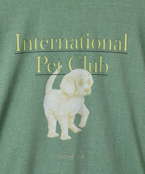 ADAM ET ROPE'(アダムエロペ)の「【THE OPEN PRODUCT】PET T-SHIRTS(Tシャツ/カットソー・レディース・スミクロ/カーキ/ホワイト・1)」の7枚目の写真