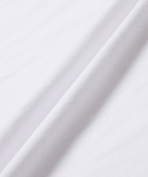 ADAM ET ROPE'(アダムエロペ)の「【THE OPEN PRODUCT】PET T-SHIRTS(Tシャツ/カットソー・レディース・スミクロ/カーキ/ホワイト・1)」の5枚目の写真