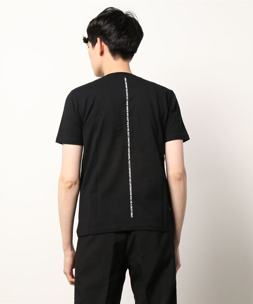 VIBGYOR(ヴィブジョー)の「ポケット付きVネックTEE(BL)(Tシャツ/カットソー・メンズ・ホワイト/ブラック・MEDIUM/LARGE)」の6枚目の写真