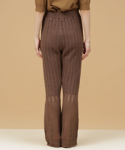 NANO universe（ナノユニバース）の「LB.03/ラッセルニットフレアパンツ（その他パンツ・レディース・ベージュ/ブラウン/イエロー・Ⅰ/Ⅱ）」の20枚目の写真