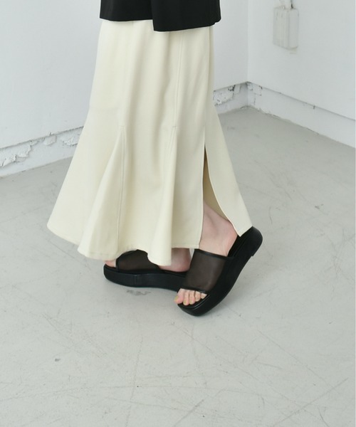 RETRO GIRL（レトロガール）の「厚底シアーサンダル（サンダル・レディース・オフホワイト/ブラック/グリーン・M/L）」の11枚目の写真