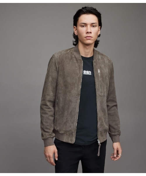 ALLSAINTS（オールセインツ）の「KEMBLE SUEDE BOMBER JACKET | KEMBLE