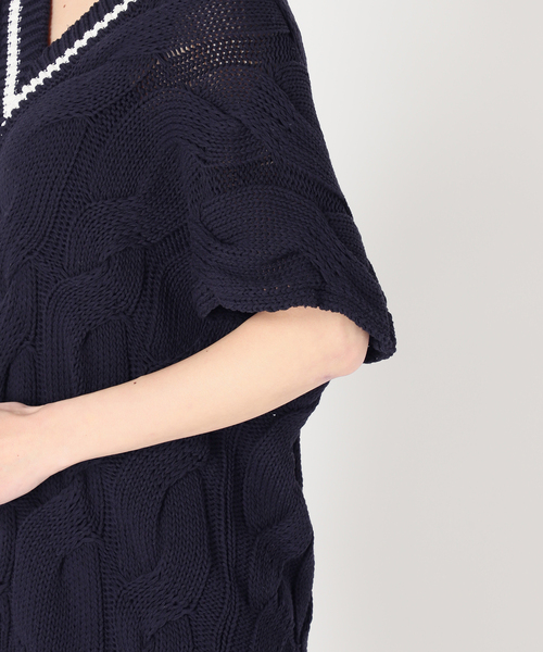 セール】ケーブルニットベスト（ニット/セーター）｜AP STUDIO