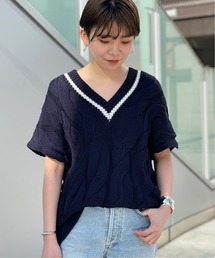 AP STUDIO | ケーブルニットベスト(ニット/セーター)