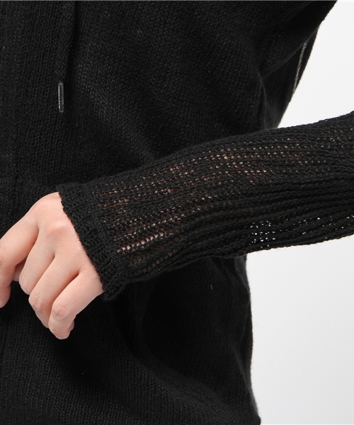 HYSTERIC GLAMOUR（ヒステリックグラマー）の「COCKTAIL LOUNGE pt PK（パーカー・レディース・ホワイト/ネイビー/ブラック・FREE）」の7枚目の写真