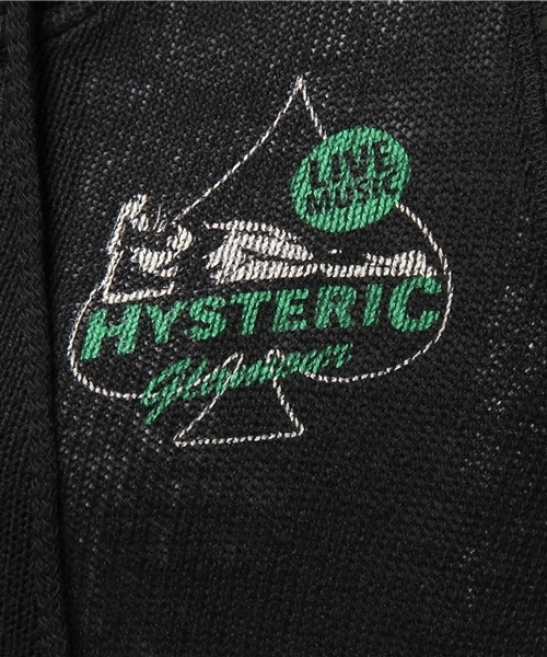 HYSTERIC GLAMOUR（ヒステリックグラマー）の「COCKTAIL LOUNGE pt PK（パーカー・レディース・ホワイト/ネイビー/ブラック・FREE）」の9枚目の写真