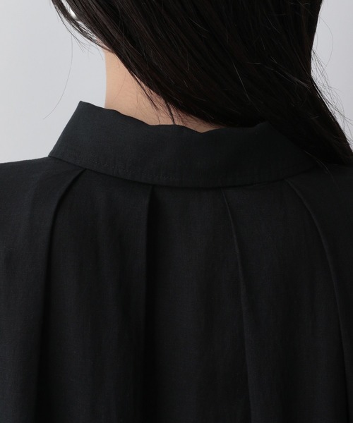 LOWRYS FARM（ローリーズファーム）の「レーヨンシャツワンピース　281273（シャツワンピース・レディース・ブラック/アイボリー/ブルー・FREE）」の18枚目の写真