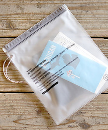 POST GENERAL（ポストジェネラル）の「ポストジェネラル POST GENERAL / ウォータープルーフバッグ L 2枚セット（ポーチ）」