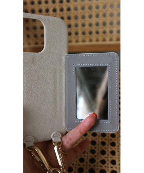 TRUNC（トランクエイティーエイト）の「(iPhone13PRO) Shoulder Strap iPhone Case '22（スマホケース/カバー・レディース・グリーン/アイボリー・FREE）」の15枚目の写真