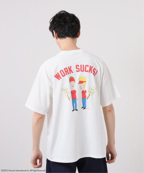 JOURNAL STANDARD(ジャーナルスタンダード)の「【BEAVIS AND BUTT-HEAD×JOURNAL STANDARD】ビーバス・アンド・バットヘッド Tシャツ(Tシャツ/カットソー・メンズ・ホワイト/オレンジ/グリーン/アイボリー/ブラックミックス/ホワイト系その他/ブラック系その他・MEDIUM/LARGE)」の18枚目の写真