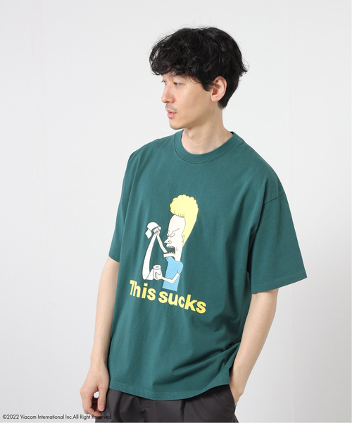 JOURNAL STANDARD(ジャーナルスタンダード)の「【BEAVIS AND BUTT-HEAD×JOURNAL STANDARD】ビーバス・アンド・バットヘッド Tシャツ(Tシャツ/カットソー・メンズ・ホワイト/オレンジ/グリーン/アイボリー/ブラックミックス/ホワイト系その他/ブラック系その他・MEDIUM/LARGE)」の13枚目の写真
