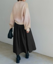 ボリュームシルエットギャザースカート