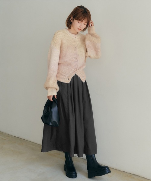 titivate(ティティベイト)の「ボリュームシルエットギャザースカート(スカート・レディース・ブラック/ベージュ/パープル・S/M/L)」の17枚目の写真