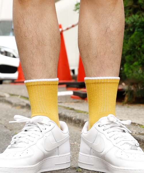 HUF（ハフ）の「HUF/ハフ EMB. TRIPLE TRIANGLE 1/4 SOCK 靴下（ソックス/靴下・メンズ・ホワイト/ゴールド/ブラック/ブラック系その他/ブラック系その他2・ONE SIZE）」の9枚目の写真