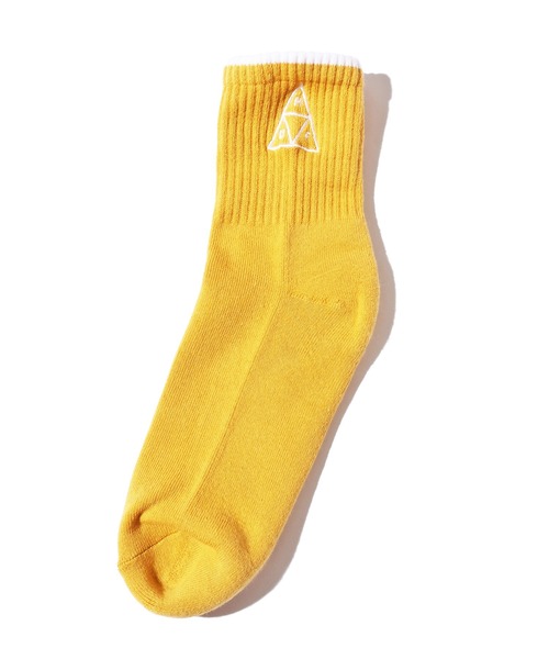 HUF（ハフ）の「HUF/ハフ EMB. TRIPLE TRIANGLE 1/4 SOCK 靴下（ソックス/靴下・メンズ・ホワイト/ゴールド/ブラック/ブラック系その他/ブラック系その他2・ONE SIZE）」の13枚目の写真