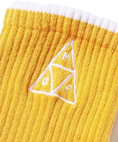 HUF（ハフ）の「HUF/ハフ EMB. TRIPLE TRIANGLE 1/4 SOCK 靴下（ソックス/靴下・メンズ・ホワイト/ゴールド/ブラック/ブラック系その他/ブラック系その他2・ONE SIZE）」の17枚目の写真