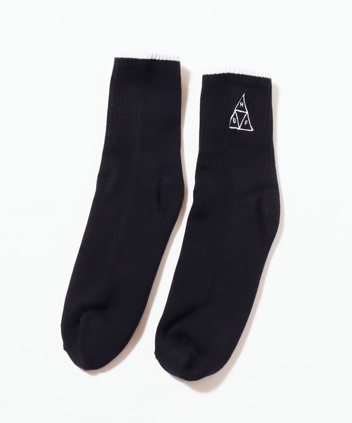HUF（ハフ）の「HUF/ハフ EMB. TRIPLE TRIANGLE 1/4 SOCK 靴下（ソックス/靴下・メンズ・ホワイト/ゴールド/ブラック/ブラック系その他/ブラック系その他2・ONE SIZE）」の21枚目の写真