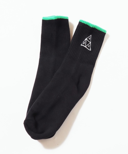 HUF（ハフ）の「HUF/ハフ EMB. TRIPLE TRIANGLE 1/4 SOCK 靴下（ソックス/靴下・メンズ・ホワイト/ゴールド/ブラック/ブラック系その他/ブラック系その他2・ONE SIZE）」の22枚目の写真