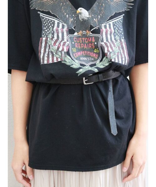 Ungrid（アングリッド）の「定番細ベルト（ベルト・レディース・ブラック/ブラウン・FREE）」の9枚目の写真