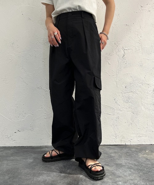 apres jour mignon（アプレジュールミニョン）の「イージーカーゴパンツ【ZOZOTOWN限定アイテム】（カーゴパンツ・レディース・ブラック/オフホワイト/ピンク/ブラウン系その他/カーキ・X-LARGE/フリー）」の12枚目の写真