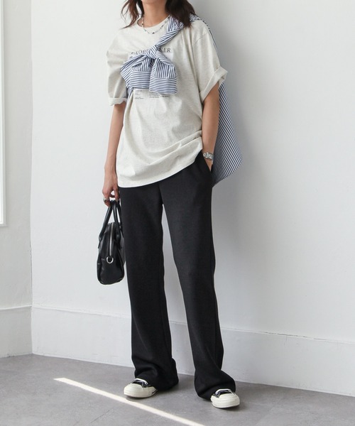 Chillfar（チルファー）の「カラーワッフルフレアパンツ（その他パンツ・レディース・ブラック/イエロー/オレンジ/グリーン・FREE）」の9枚目の写真