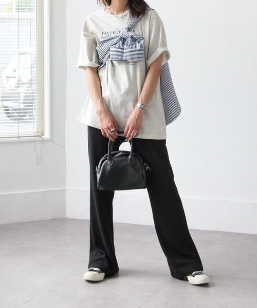 Chillfar（チルファー）の「カラーワッフルフレアパンツ（その他パンツ・レディース・ブラック/イエロー/オレンジ/グリーン・FREE）」の13枚目の写真