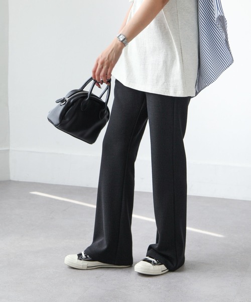 Chillfar（チルファー）の「カラーワッフルフレアパンツ（その他パンツ・レディース・ブラック/イエロー/オレンジ/グリーン・FREE）」の7枚目の写真