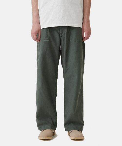 REMI RELIEF NAVY LABEL（レミレリーフネイビーレーベル）の「REMI RELIEF NAVY LABEL / レミレリーフ ネイビーレーベル：ベイカーパンツ：RN22309289AK[STD]（その他パンツ・メンズ・オリーブ/カーキ・M/L）」の19枚目の写真