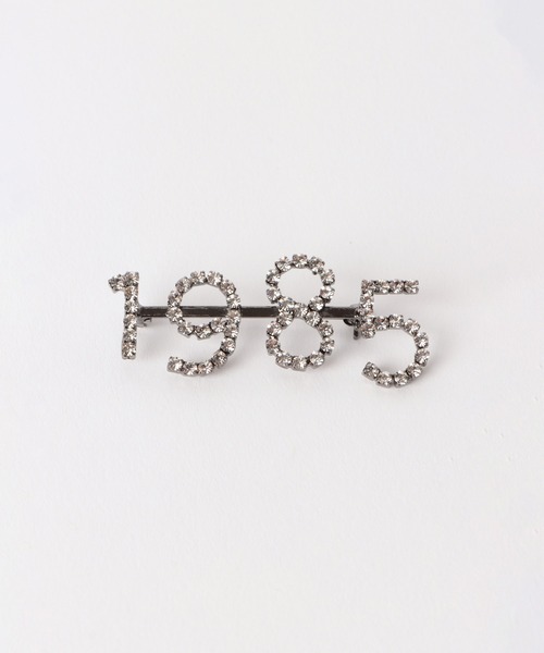 allureville(アルアバイル)の「ロゴブローチL(ブローチ/コサージュ・レディース・ライトブラック/ダークブラック/ブラック系その他/その他・2)」の2枚目の写真