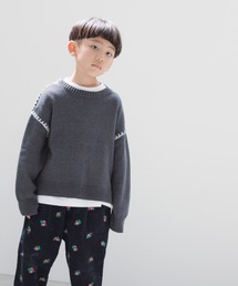 LOWRYS FARM | ハイショクステッチニットプルオーバー　356915(ニット/セーター)