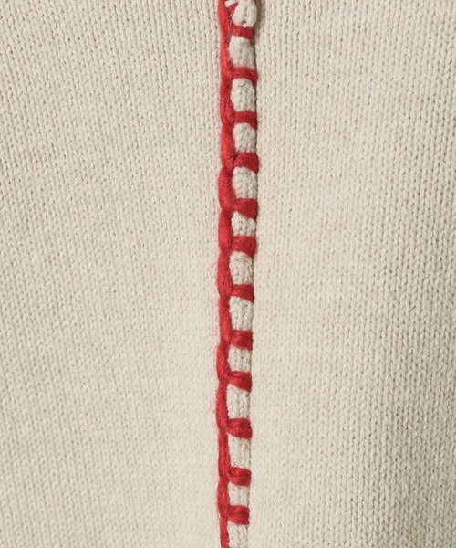 LOWRYS FARM(ローリーズファーム)の「ハイショクステッチニットプルオーバー 356915(ニット/セーター・キッズ・ベージュ/グレー/ブルー/ボルドー・110cm/120cm/130cm/140cm/150cm)」の13枚目の写真