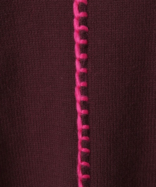 LOWRYS FARM(ローリーズファーム)の「ハイショクステッチニットプルオーバー 356915(ニット/セーター・キッズ・ベージュ/グレー/ブルー/ボルドー・110cm/120cm/130cm/140cm/150cm)」の10枚目の写真