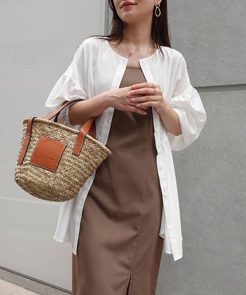 CORNERS（コーナーズ）の「ボリュームスリーブ2wayブラウス（シャツ/ブラウス・レディース・オフホワイト/ブラック/ベージュ/オレンジ/ネイビー・M）」の17枚目の写真